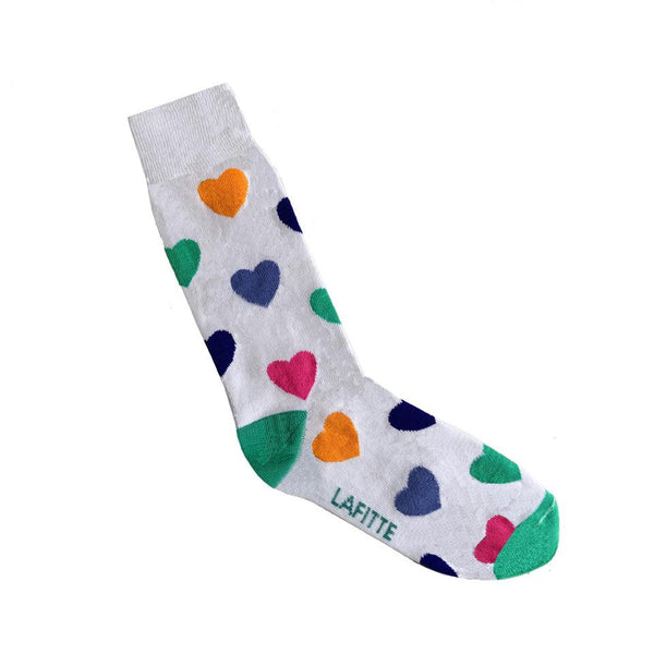 Lafitte Heart Socks - 2 Colours