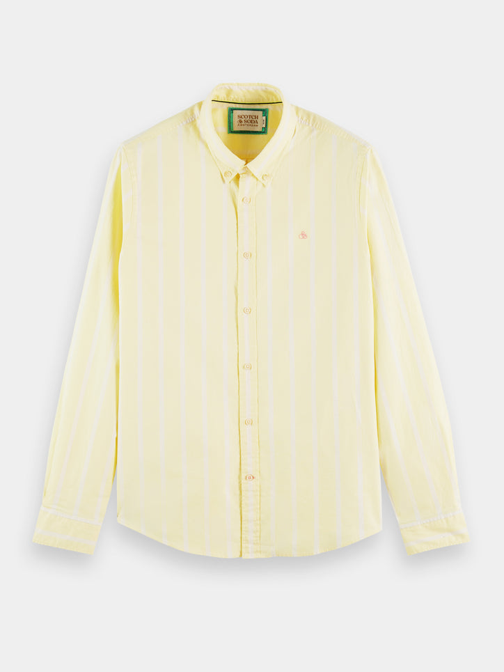 Scotch & Soda Striped Organic Cotton Oxford Shirt - Combo A