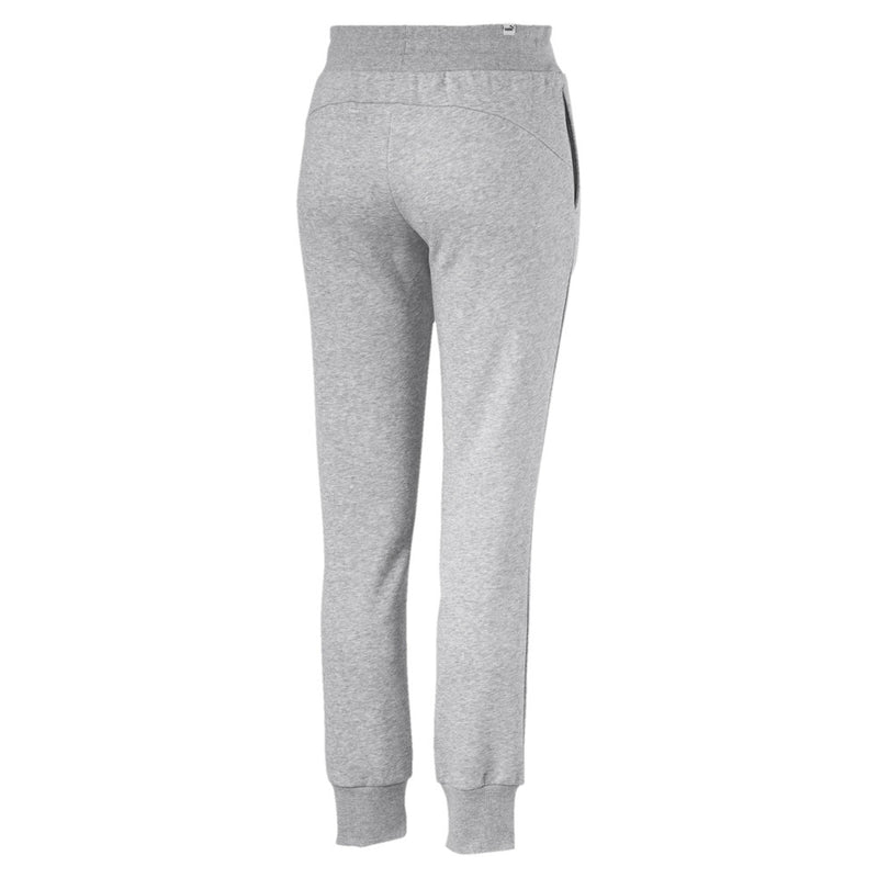 Puma Womens Essentials Fleece Pants - Black and Grey