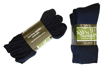 Extra Thick Bamboo Socks - 3 Pack