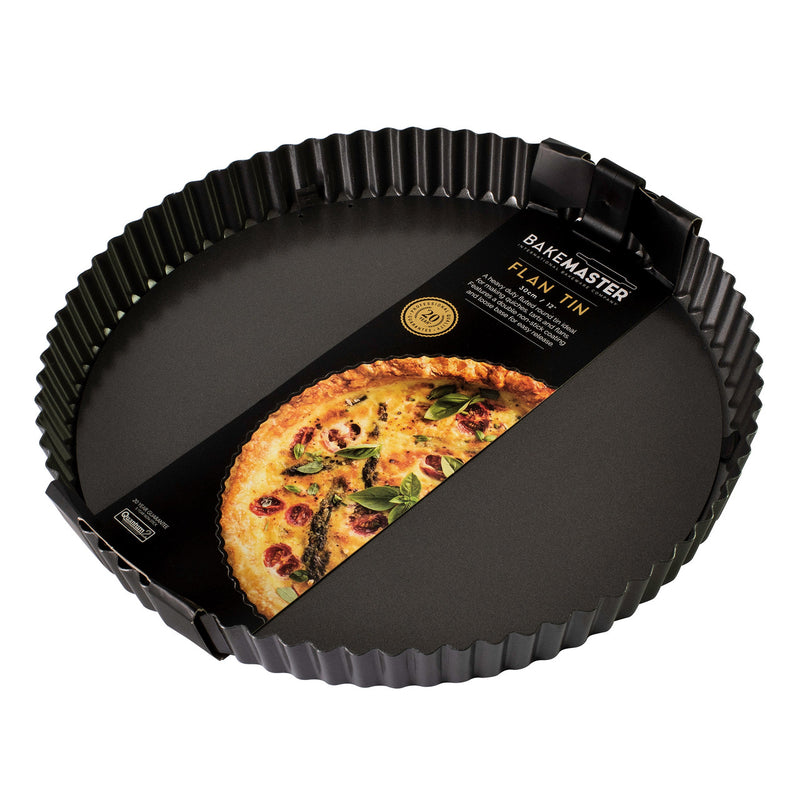 Bakemaster Loose Base Rnd Flan/Quiche Pan 30cm