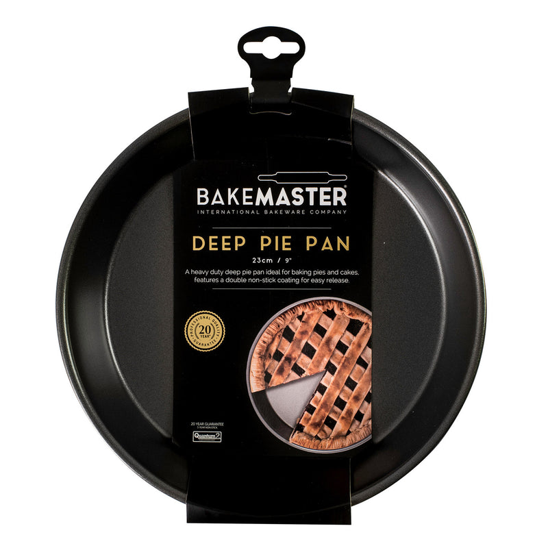 Bakemaster Round Deep Pie / Cake Pan 23 x 5cm