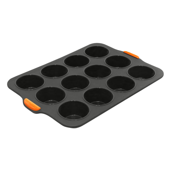 Bakemaster Silicone 12 Cup Muffin Pan - 35.5 x 24.5cm