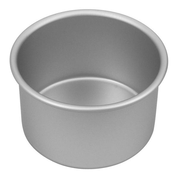 Bakemaster Silver Anodised Round Deep Cake Pan 15 x 10cm