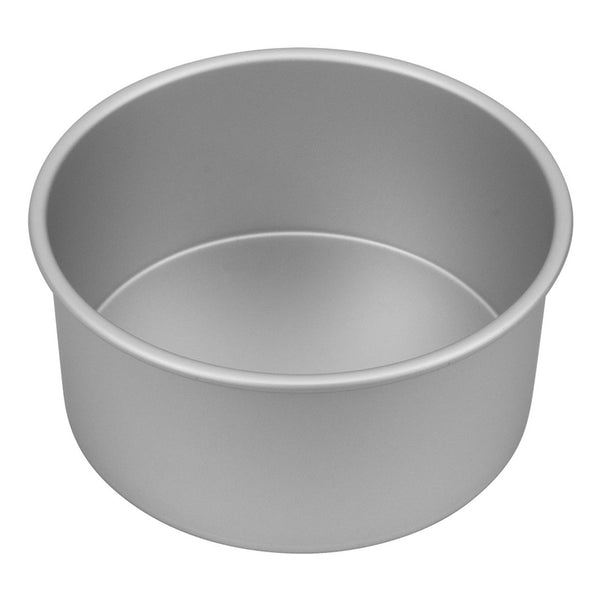 Bakemaster Silver Anodised Round Deep Cake Pan 20 x 10cm