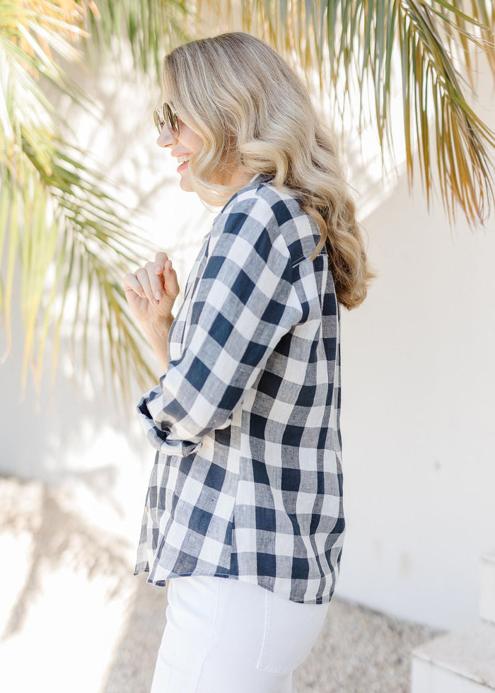 Goondiwindi Cotton Maddy Shirt - Navy