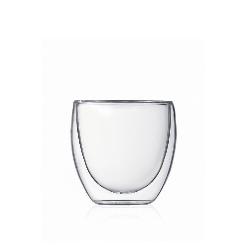 Bodum Pavina 2pc Glass set, Double Wall, Extra Small 80ml