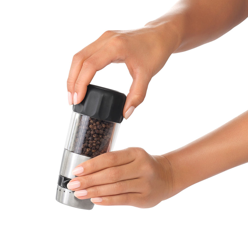 OXO Good Grips Salt and Pepper Grinder Set, Stainless Steel