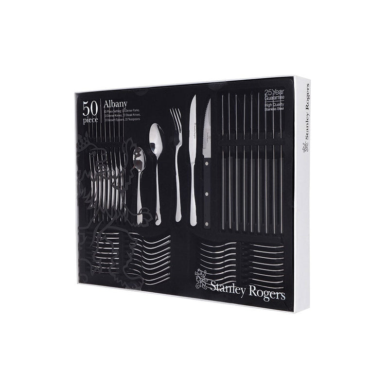 Stanley Rogers Albany 50 Piece Set with Steak Knives