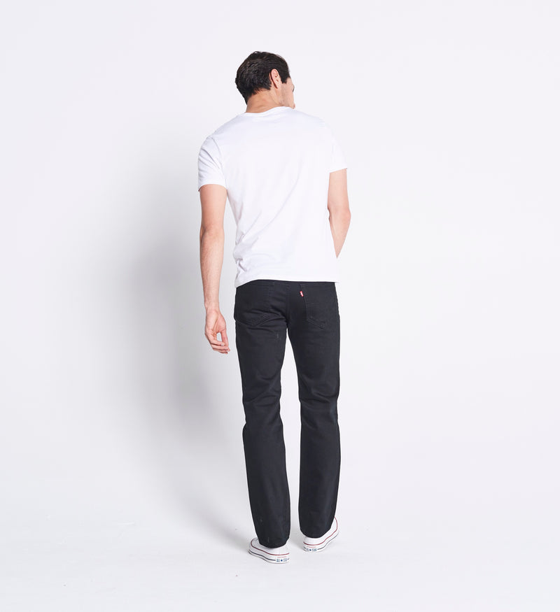 Levi's Mens 516 Straight Fit Jeans - Black Rinse