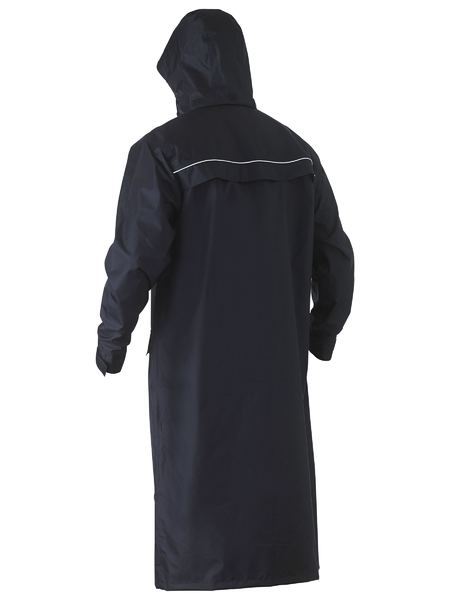 Bisley Long Rain Coat - Navy