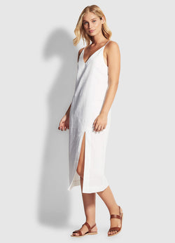 Seafolly Spirit Animal Linen Blend Slip Dress