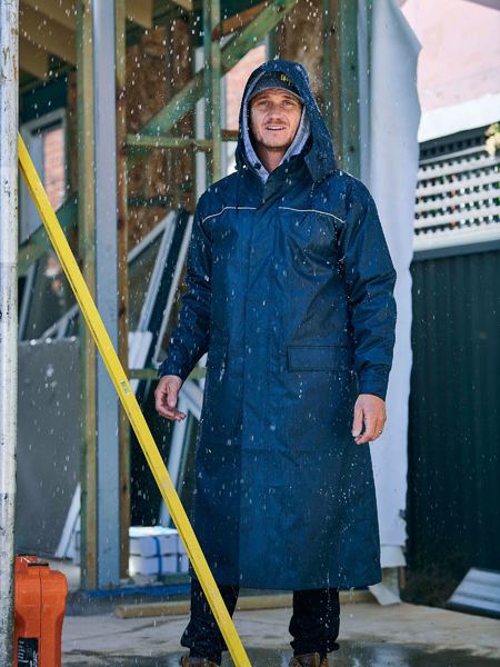 Bisley Long Rain Coat - Navy