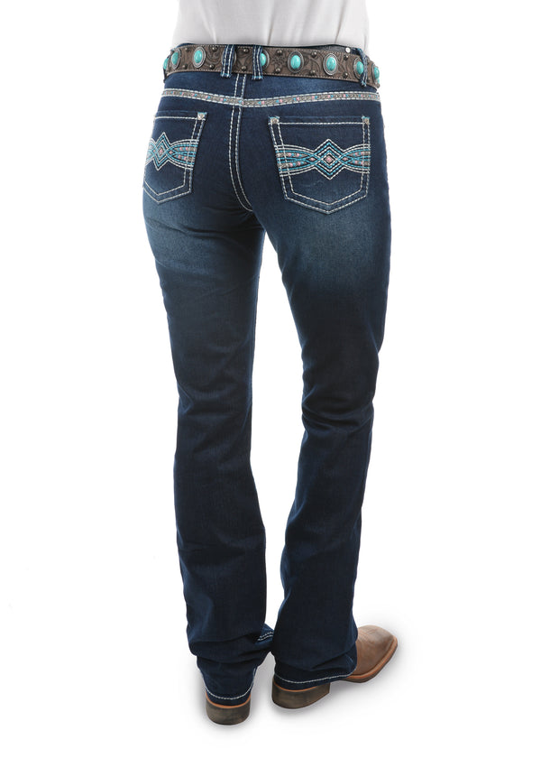 Pure Western Womens Indiana Relaxed Rider Jean