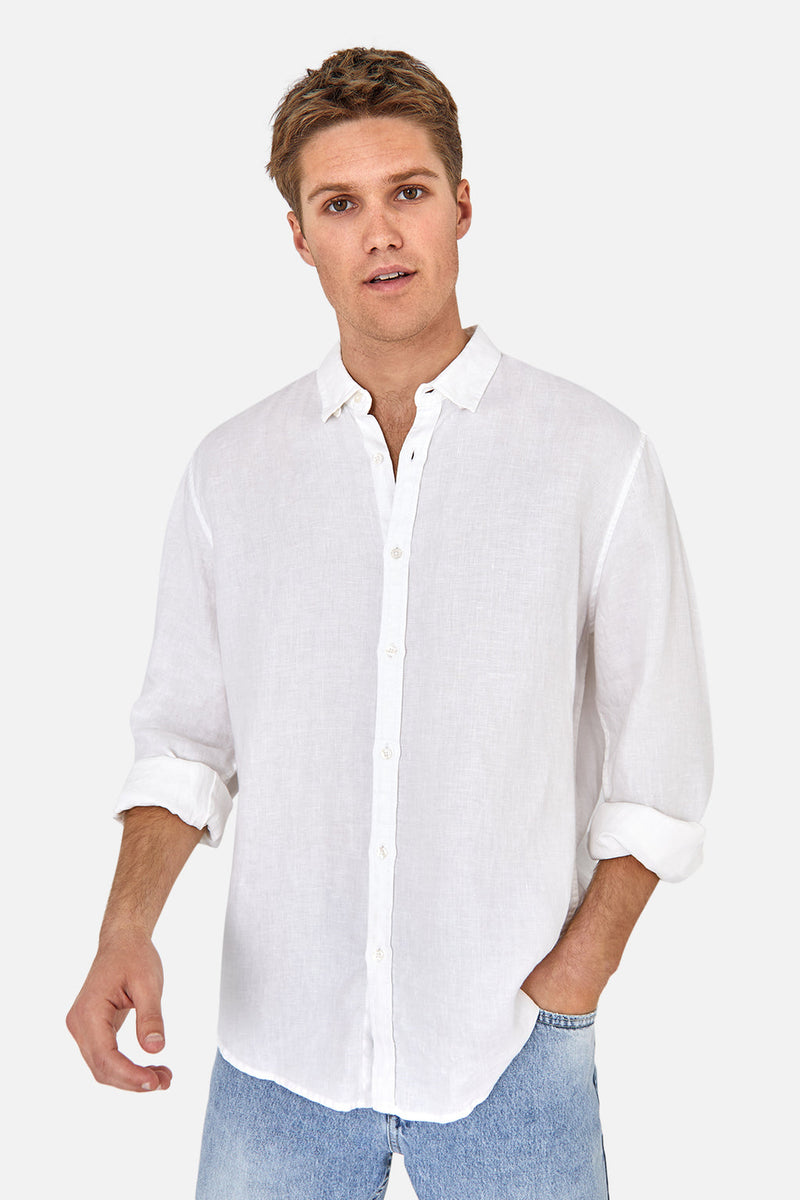 Industrie The Trinidad Linen Long Sleeve Shirt - 3 Colours