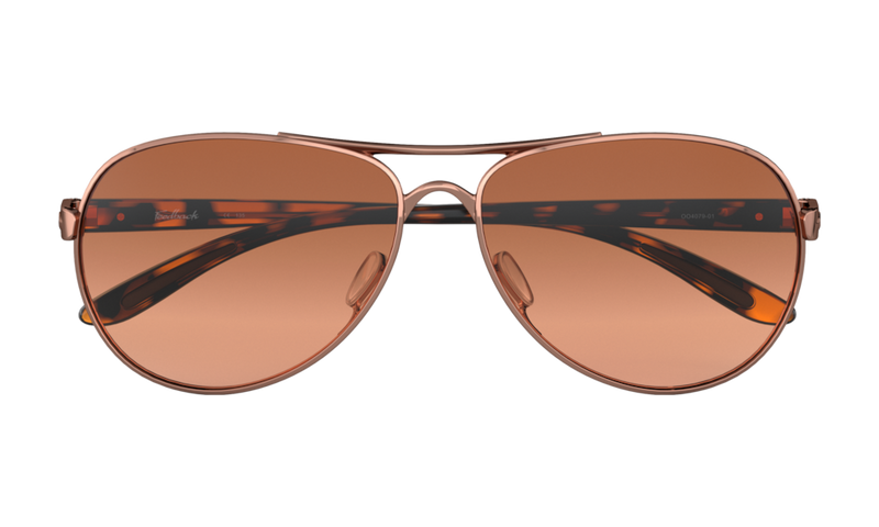 Oakley Feedback - Rose Gold with Vr50 Brown Gradient