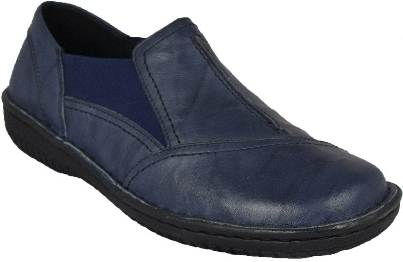 Cabello Womens Leather Crinkle Shoe