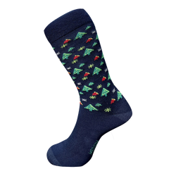 Humphrey Law 60% Fine Merino Wool Christmas Patterned Health Sock - 2 Colours