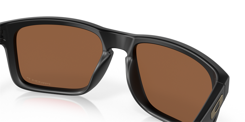 Oakley Holbrook Sunglasses - Matte Black with Polarized Prizm Tungsten Lenses