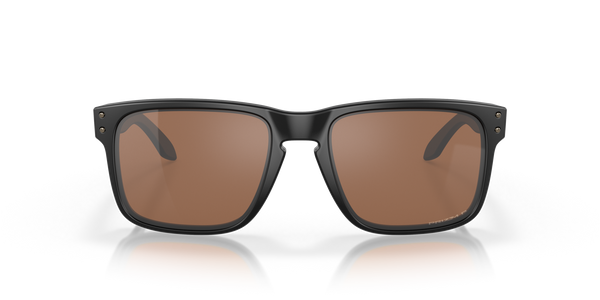 Oakley Holbrook Sunglasses - Matte Black with Polarized Prizm Tungsten Lenses