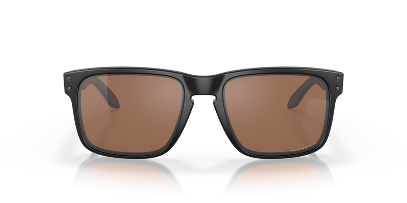 Oakley Holbrook Sunglasses - Matte Black with Polarized Prizm Tungsten Lenses