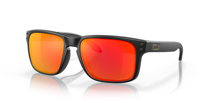 Oakley Holbrook Sunglasses Matte Black with Prizm Ruby Lenses