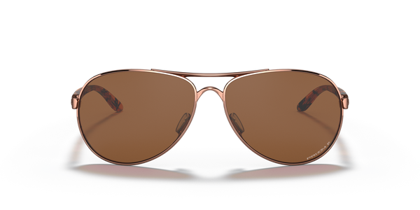 Oakley Feedback Sunglasses - Rose Gold with Polarized Prizm Tungsten Lenses