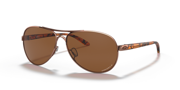 Oakley Feedback Sunglasses - Rose Gold with Polarized Prizm Tungsten Lenses