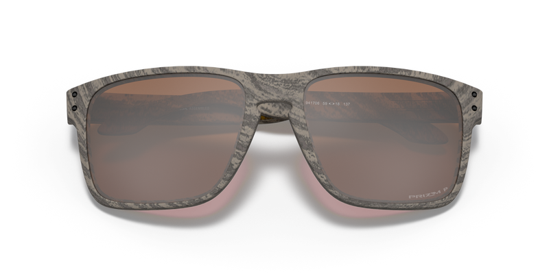 Holbrook XL Sunglasses - Woodgrain with Polarized Prizm Tungsten Lenses