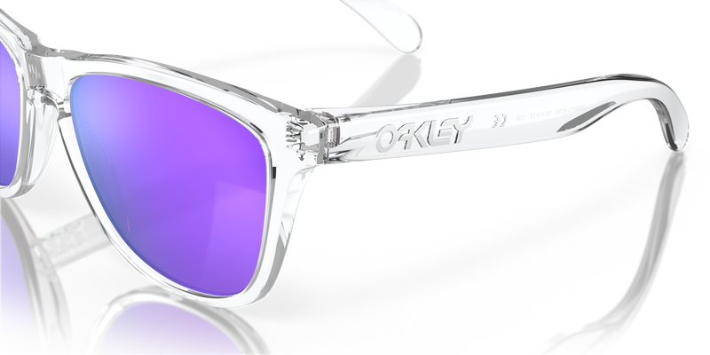 Oakley frogskins deals clear violet iridium