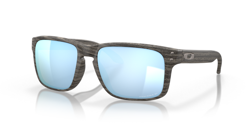 Oakley Holbrook Sunglasses - Woodgrain with Polarized Prizm Deep Water Lenses