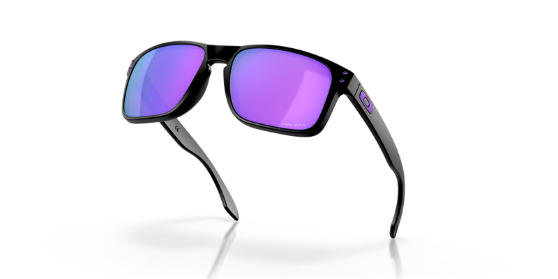 Oakley Holbrook Sunglasses - Matte Black with Prizm Violet Lenses