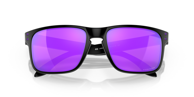 Oakley Holbrook Sunglasses - Matte Black with Prizm Violet Lenses