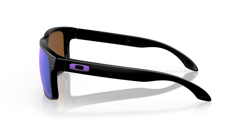 Oakley Holbrook Sunglasses - Matte Black with Prizm Violet Lenses