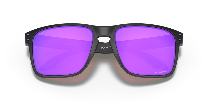 Oakley Holbrook XL Sunglasses - Matte Black with Prizm Violet Lenses