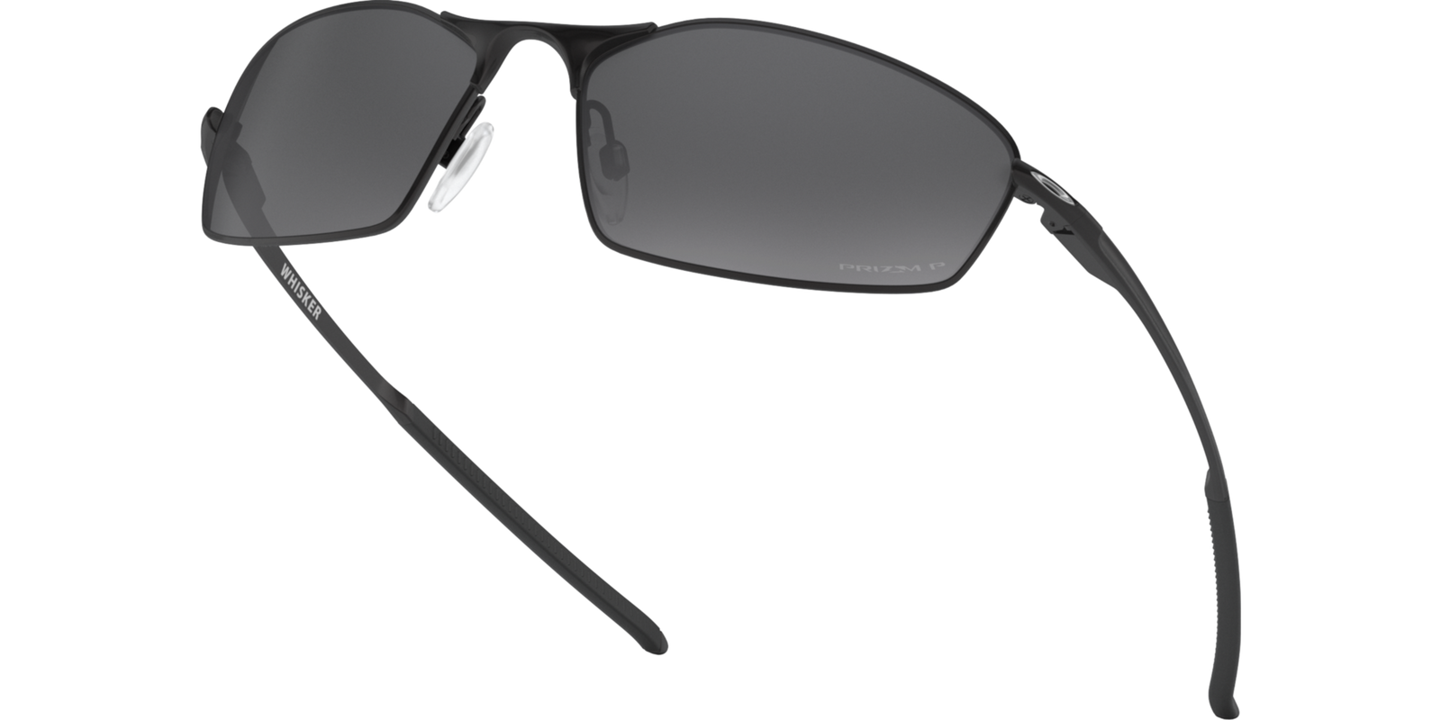 Oakley Whisker Sunglasses - Satin Black with Polarized Prizm Black