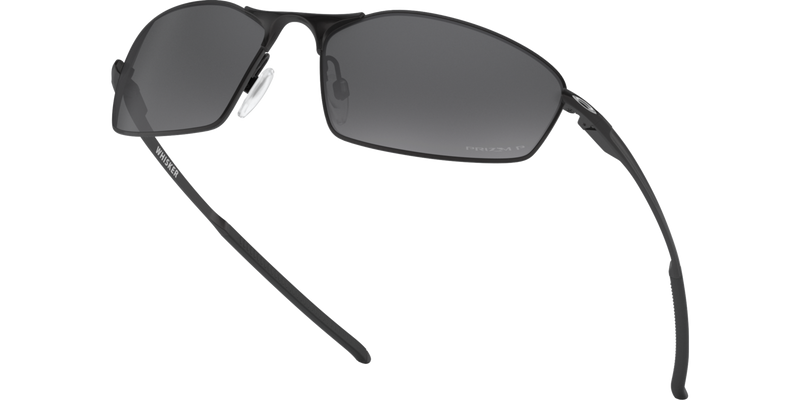 Oakley Whisker Sunglasses - Satin Black with Polarized Prizm Black Lenses