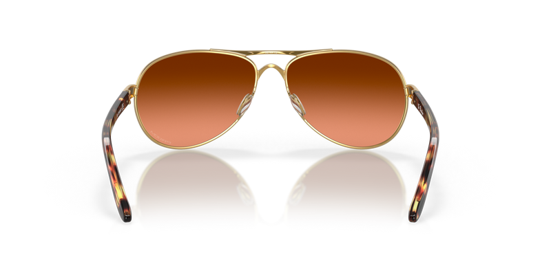 Oakley Tie Breaker Sunglasses Polished Gold with Prizm Brown