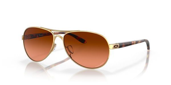 Oakley Tie Breaker Sunglasses - Polished Gold with Prizm Brown Gradient Lenses