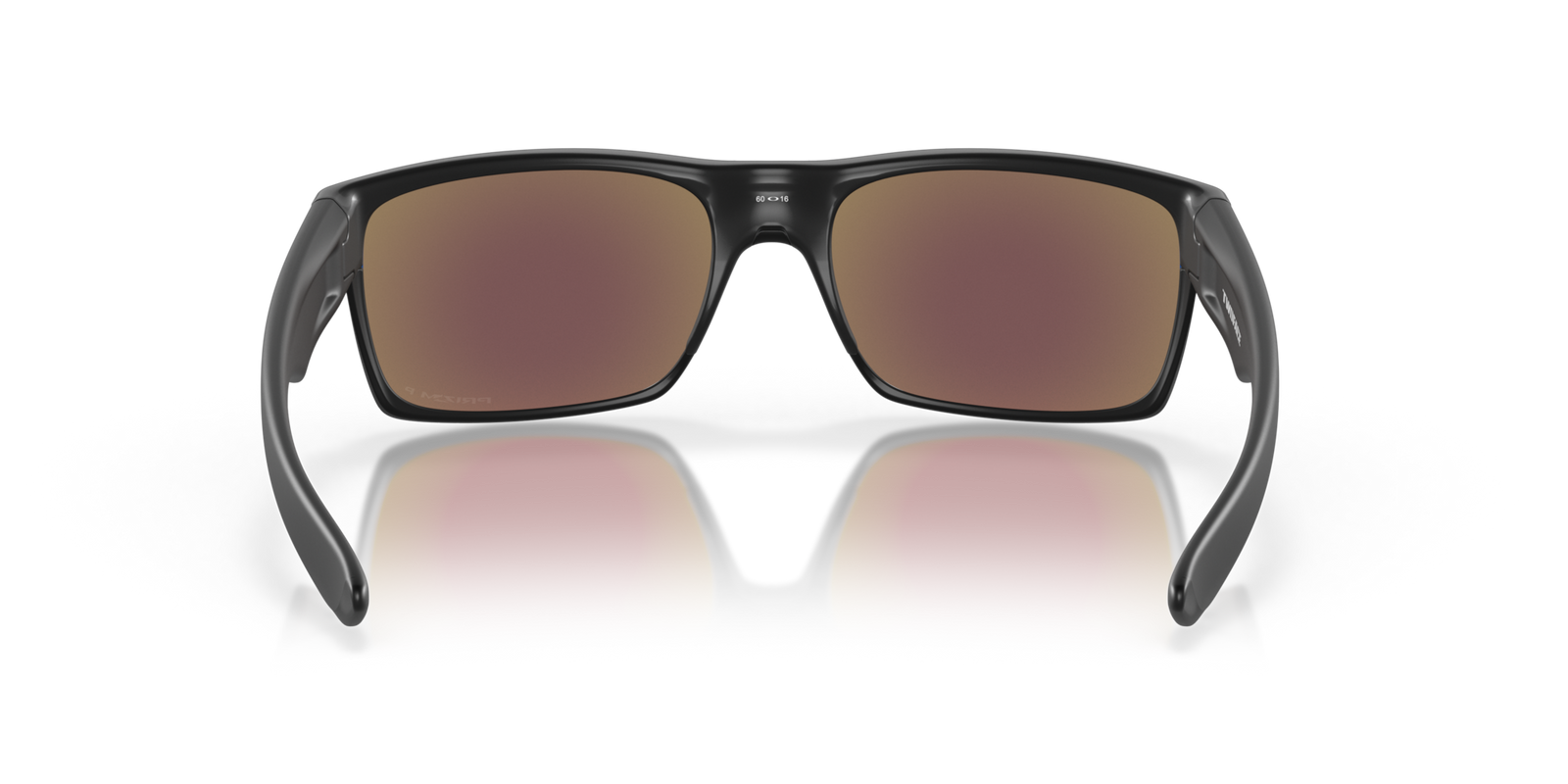 Oakley TwoFace Sunglasses - Black with Polarized Prizm Sapphire