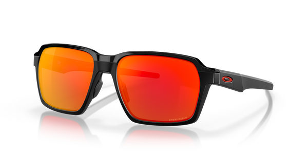 Oakley Parlay Sunglasses - Matte Black with Prizm Ruby Lenses
