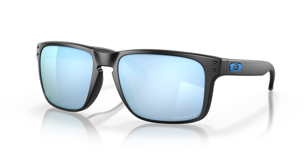 Oakley Holbrook XL Sunglasses - Matte Black with Polarized Prizm Deep Water Lenses