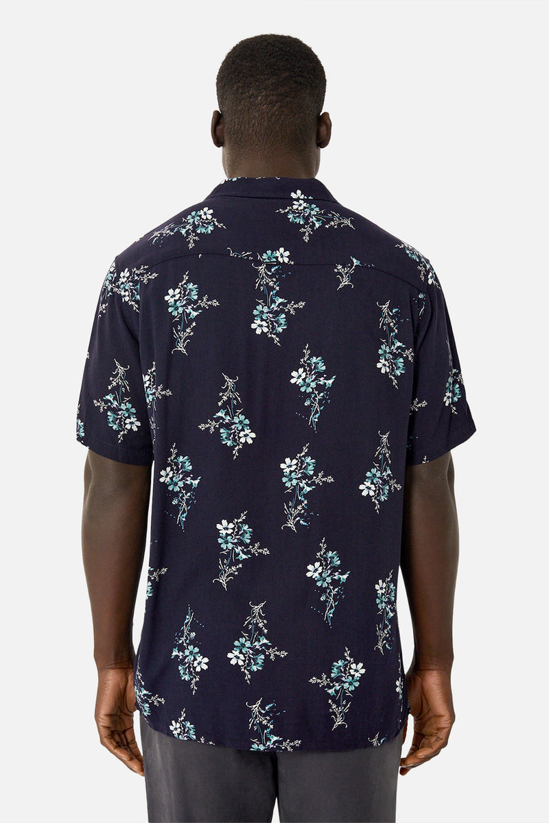 Industrie The Rocca Short Sleeve Shirt- Navy Combo