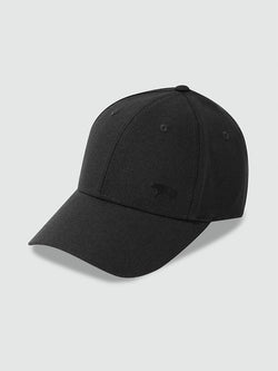 Running Bare Cleo Bear Linen Cap - Black