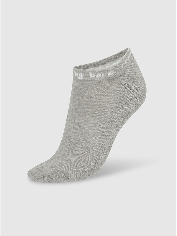 Running Bare Cotton Soft Sports Sock - Silver Marle