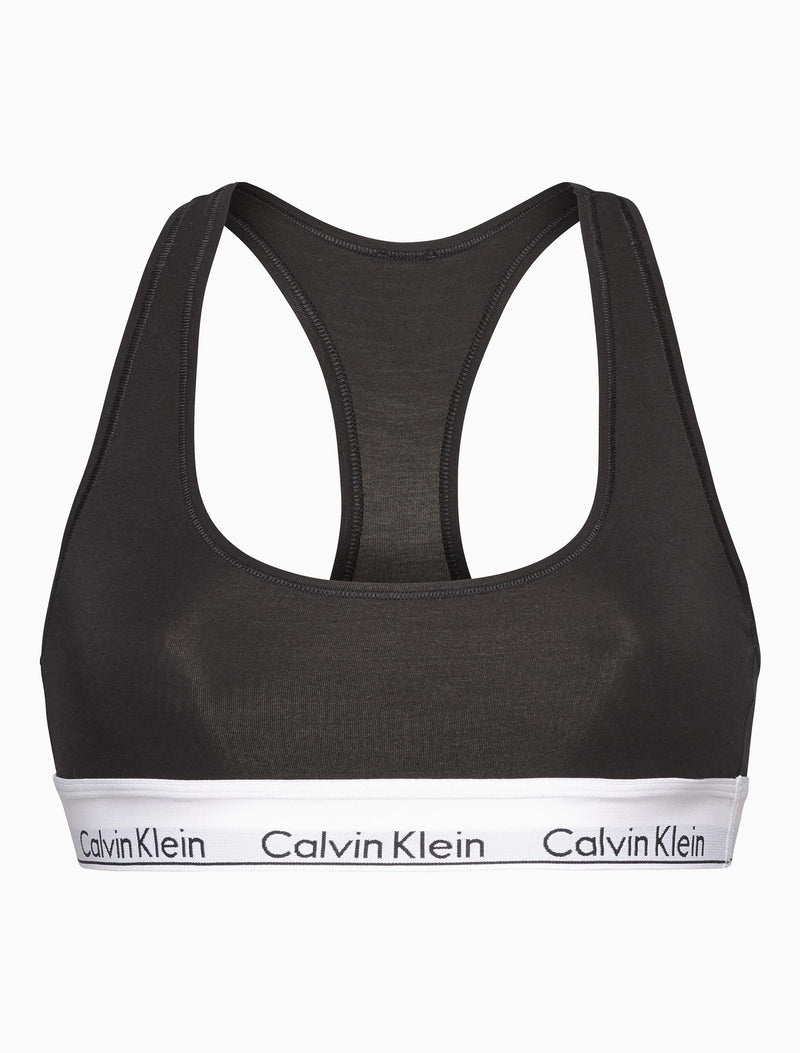Calvin Klein Womens Black Modern Cotton Bralette