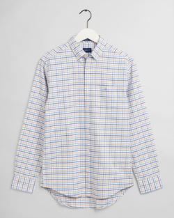 Gant Men's Regular Fit Check Beefy Oxford Shirt - 2 Colours