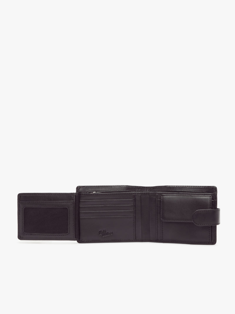 R.M. Williams Wallet with Coin Pocket & Tab - Black