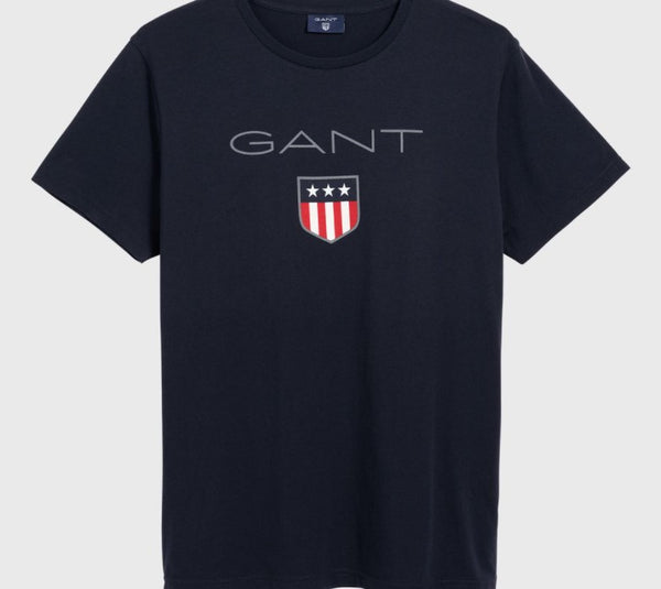 Gant Men's Shield Short Sleeve T-Shirt - 4 Colours