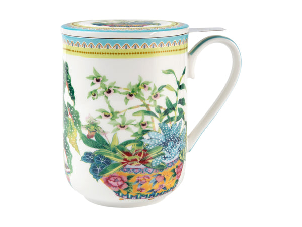 Maxwell & Williams Gabby Malpas Jardin Mug With Infuser - Orchid Gift Boxed